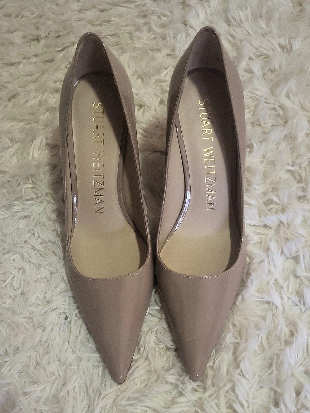 Stuart Weitzman Stuart Power Block Heel Pump Brown